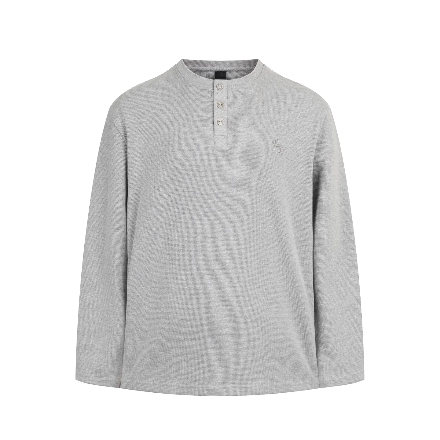 🅿️420 [Exclusive supply] CH Kroxin Sanskrit embroidered waffle sweatshirt (grey) The fabric is made of 350g cotton waffle double-layer material before washing. The embroidery is made of Tajima embroidery machine imported from Japan. The silver buckle is made of antique bronze and real silver. The materials used have reached the market's 300+ quality. The collar leather label is still made of genuine imported lambskin. We have put a lot of effort into fabrics, hardware and craftsmanship, and the top quality and industry benchmarks in the market are only owned by a few people. Size:S/M/L